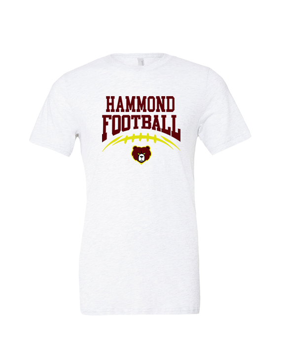 Hammond HS Football School Football - Tri-Blend Shirt