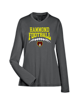 Hammond HS Football School Football - Womens Performance Longsleeve