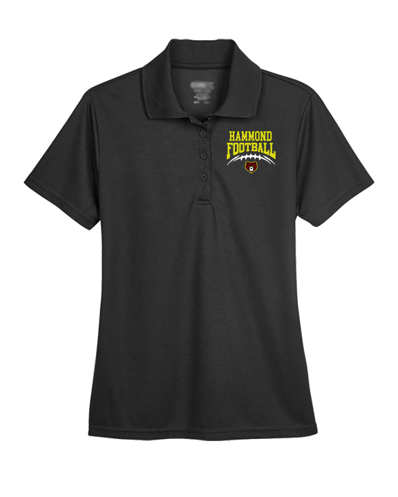 Hammond HS Football School Football - Womens Polo