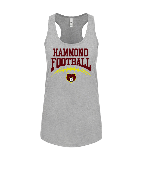 Hammond HS Football School Football - Womens Tank Top