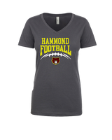 Hammond HS Football School Football - Womens Vneck