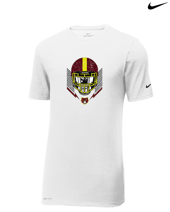 Hammond HS Football Skull Crusher - Mens Nike Cotton Poly Tee
