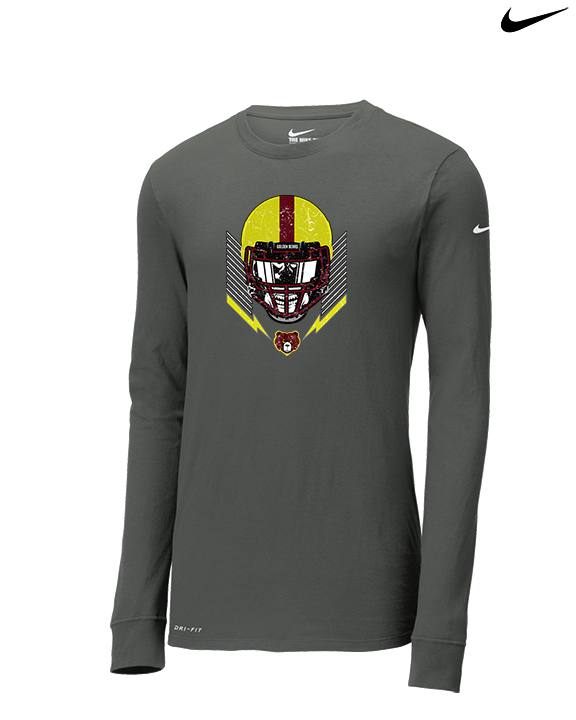 Hammond HS Football Skull Crusher - Mens Nike Longsleeve