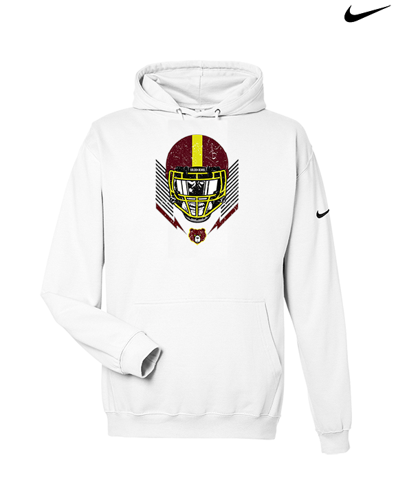 Hammond HS Football Skull Crusher - Nike Club Fleece Hoodie