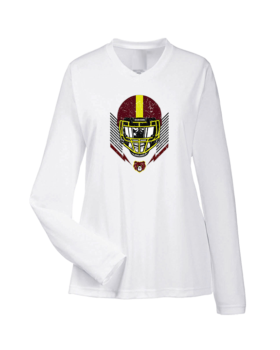 Hammond HS Football Skull Crusher - Womens Performance Longsleeve