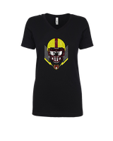Hammond HS Football Skull Crusher - Womens Vneck