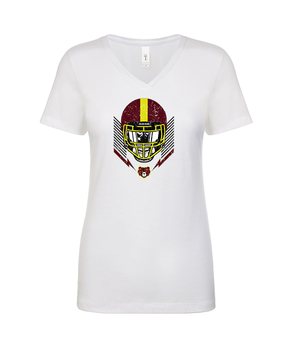 Hammond HS Football Skull Crusher - Womens Vneck