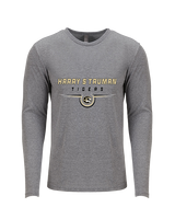 Harry S Truman HS Football Design - Tri-Blend Long Sleeve