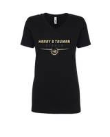 Harry S Truman HS Football Design - Womens V-Neck