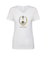 Harry S Truman HS Football Full Football - Womens Vneck