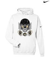Harry S Truman HS Football Skull Crusher - Nike Club Fleece Hoodie