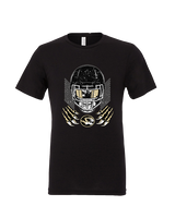 Harry S Truman HS Football Skull Crusher - Tri-Blend Shirt