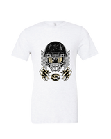 Harry S Truman HS Football Skull Crusher - Tri-Blend Shirt