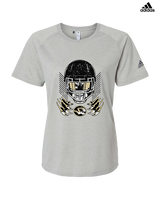 Harry S Truman HS Football Skull Crusher - Womens Adidas Performance Shirt