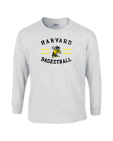 Harvard HS Basketball Curve - Cotton Longsleeve
