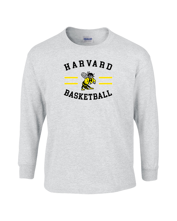 Harvard HS Basketball Curve - Cotton Longsleeve