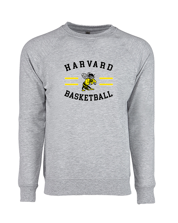 Harvard HS Basketball Curve - Crewneck Sweatshirt