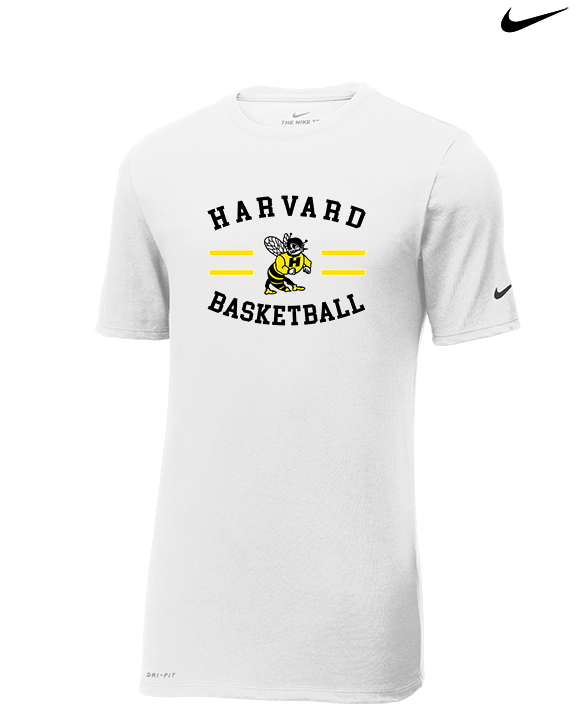 Harvard HS Basketball Curve - Mens Nike Cotton Poly Tee