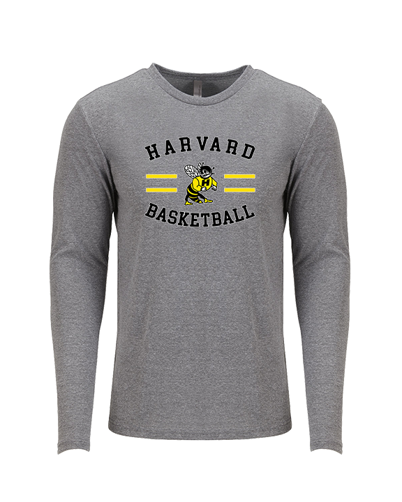 Harvard HS Basketball Curve - Tri-Blend Long Sleeve