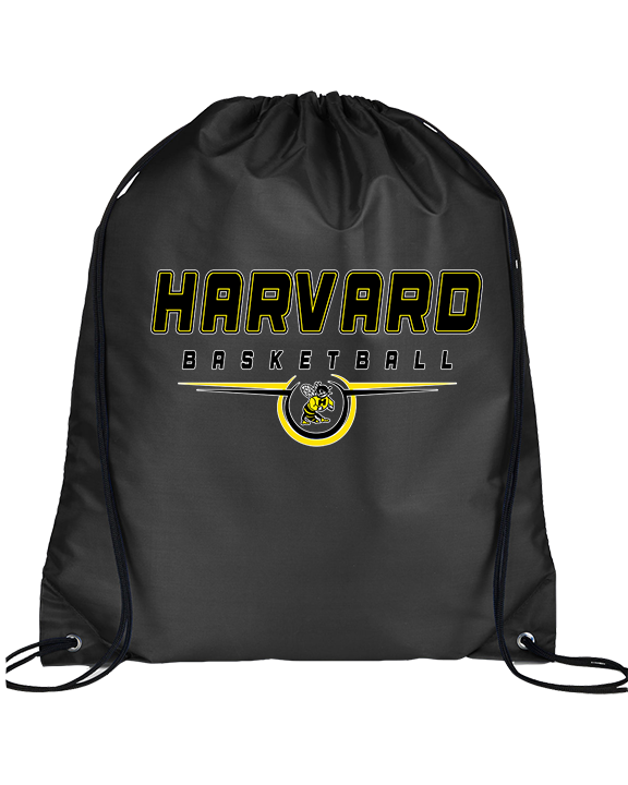 Harvard HS Basketball Design - Drawstring Bag