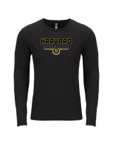 Harvard HS Basketball Design - Tri-Blend Long Sleeve