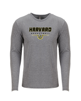 Harvard HS Basketball Design - Tri-Blend Long Sleeve