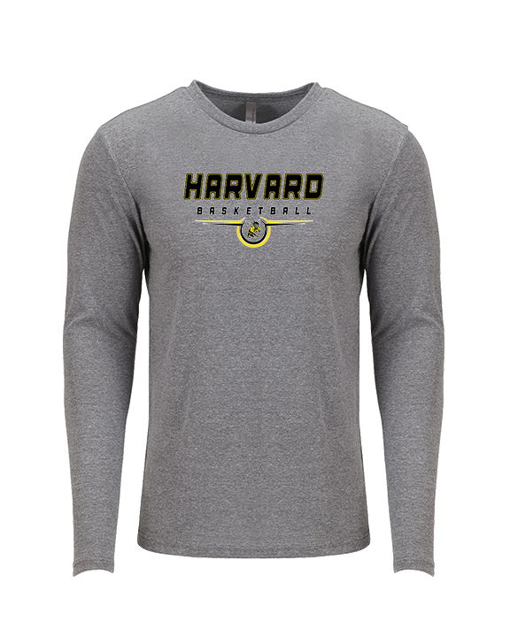 Harvard HS Basketball Design - Tri-Blend Long Sleeve