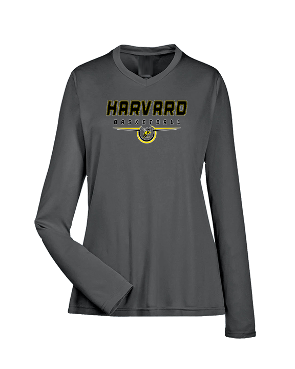 Harvard HS Basketball Design - Womens Performance Longsleeve