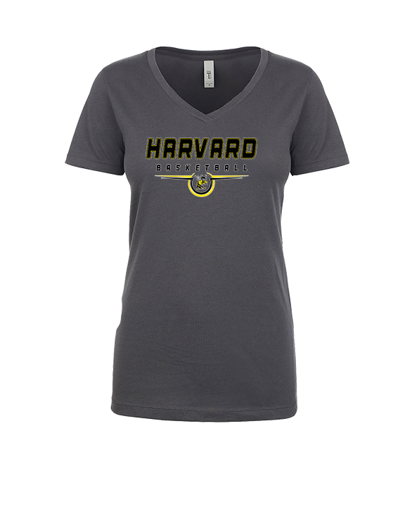 Harvard HS Basketball Design - Womens Vneck