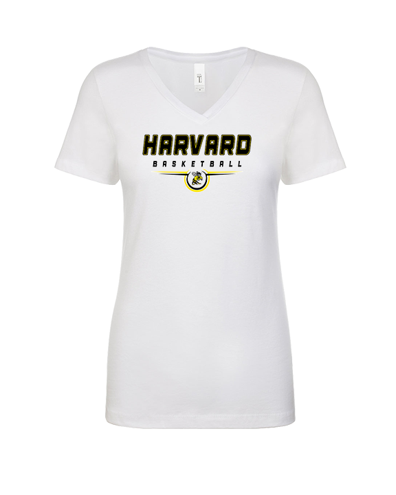 Harvard HS Basketball Design - Womens Vneck