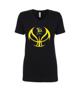 Harvard HS Basketball Full Ball - Womens Vneck