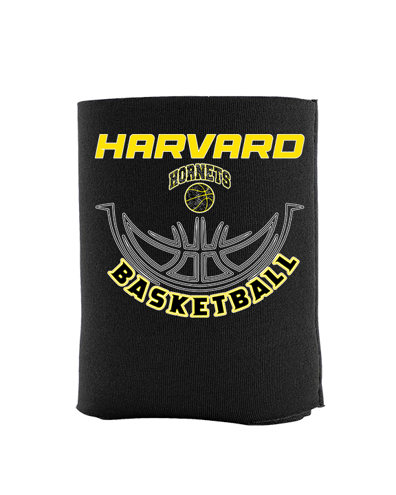 Harvard HS Basketball Outline - Koozie