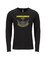 Harvard HS Basketball Outline - Tri-Blend Long Sleeve