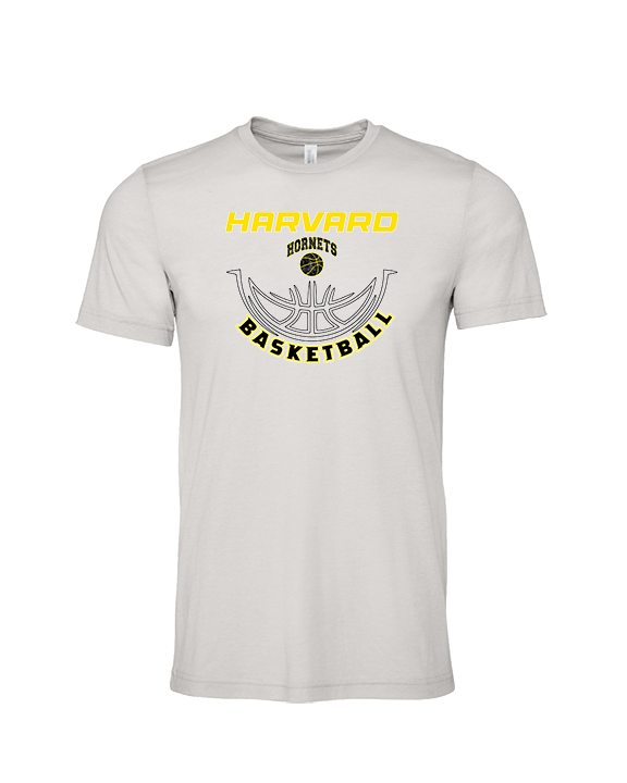 Harvard HS Basketball Outline - Tri-Blend Shirt