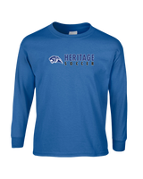 Heritage HS Boys Soccer Basic - Mens Cotton Long Sleeve