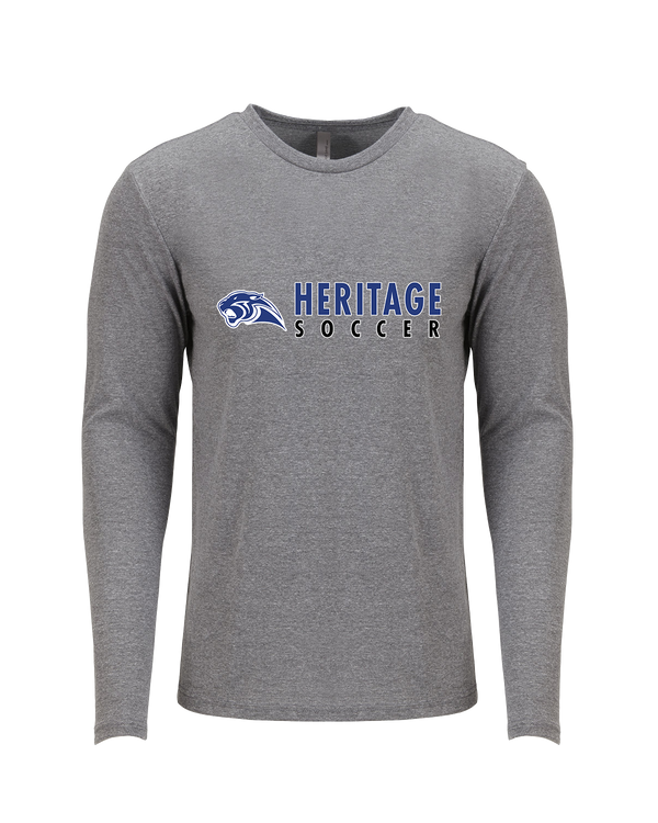 Heritage HS Boys Soccer Basic - Tri Blend Long Sleeve
