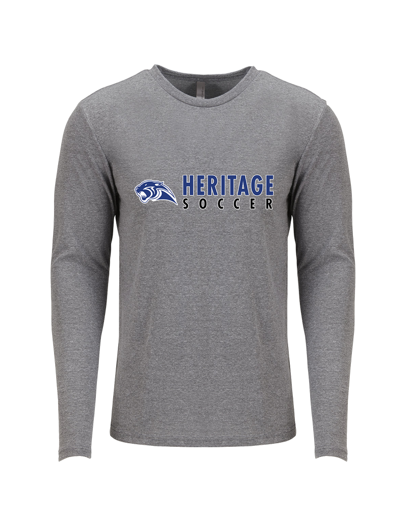 Heritage HS Boys Soccer Basic - Tri Blend Long Sleeve