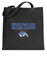 Heritage HS Boys Soccer Block - Tote Bag