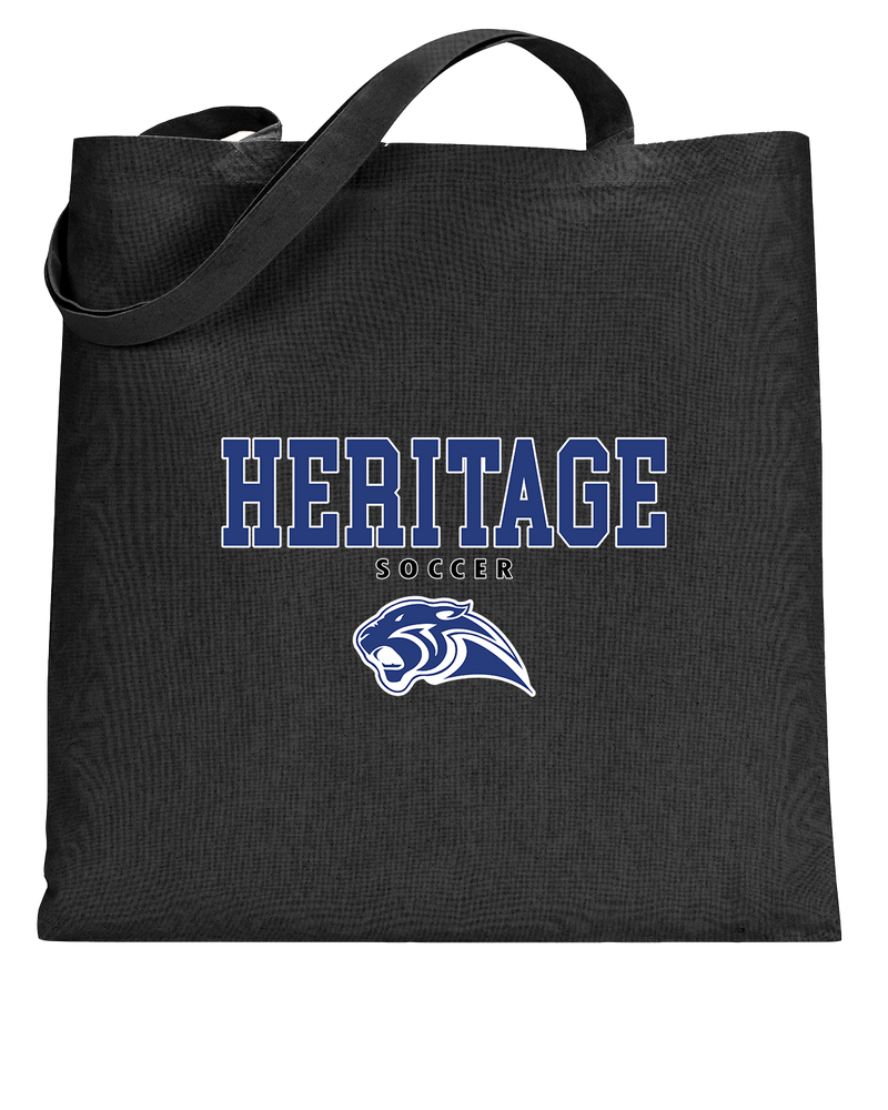 Heritage HS Boys Soccer Block - Tote Bag