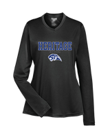 Heritage HS Boys Soccer Block - Womens Performance Long Sleeve