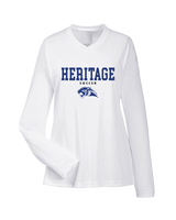 Heritage HS Boys Soccer Block - Womens Performance Long Sleeve
