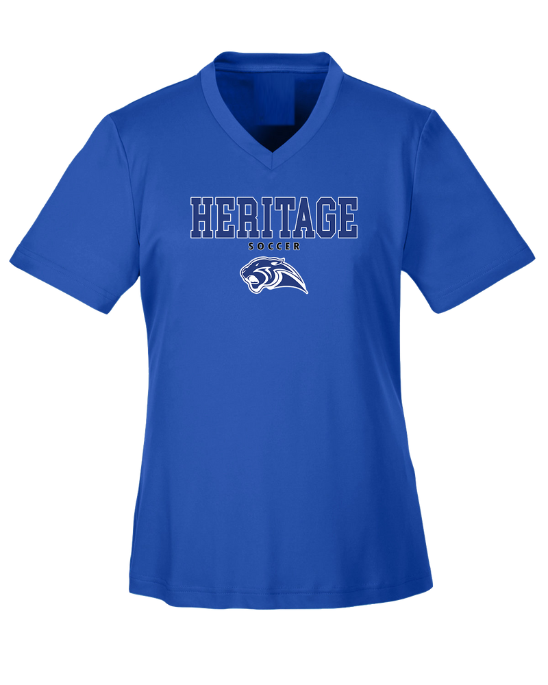 Heritage HS Boys Soccer Block - Womens Performance Shirt