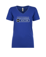 Heritage HS Boys Soccer Pennant - Womens V-Neck
