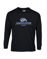 Heritage HS Boys Soccer Split - Mens Cotton Long Sleeve