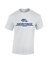 Heritage HS Boys Soccer Split - Cotton T-Shirt