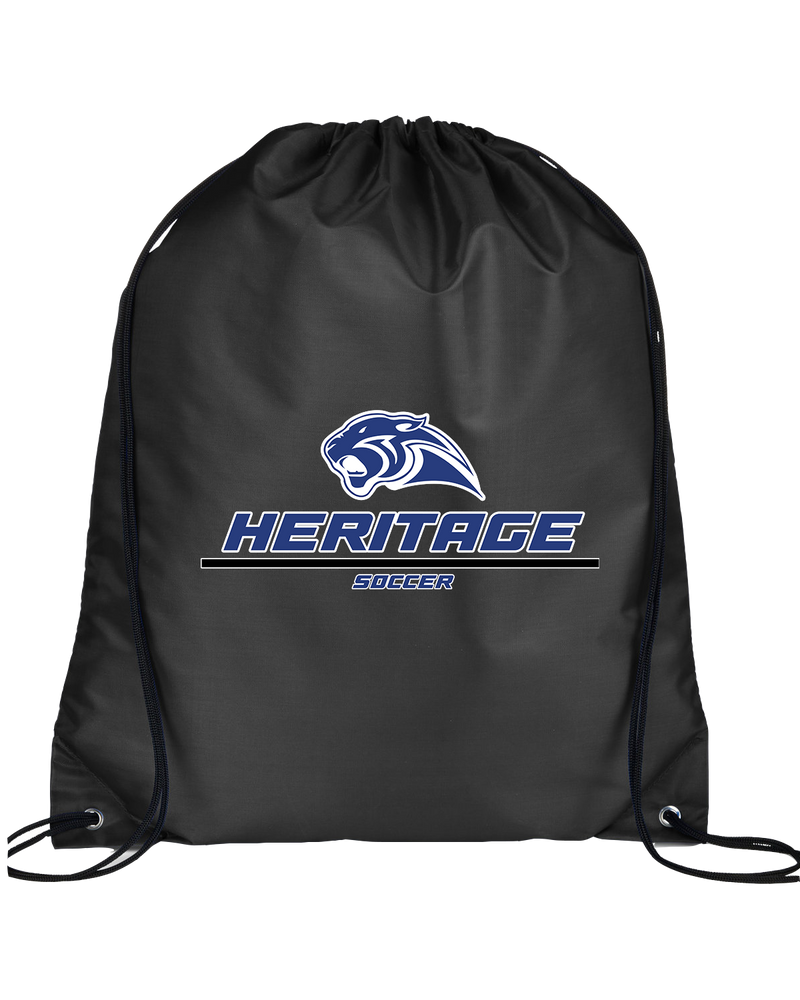 Heritage HS Boys Soccer Split - Drawstring Bag