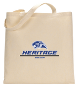 Heritage HS Boys Soccer Split - Tote Bag