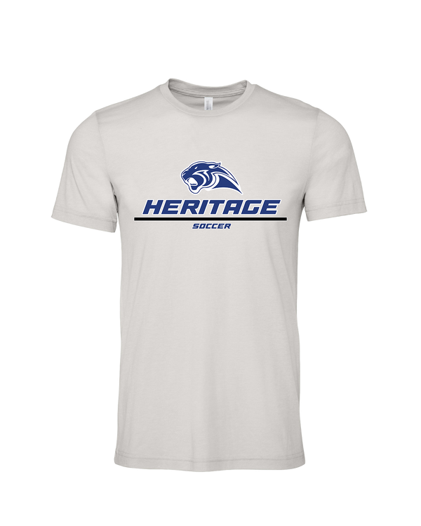 Heritage HS Boys Soccer Split - Mens Tri Blend Shirt