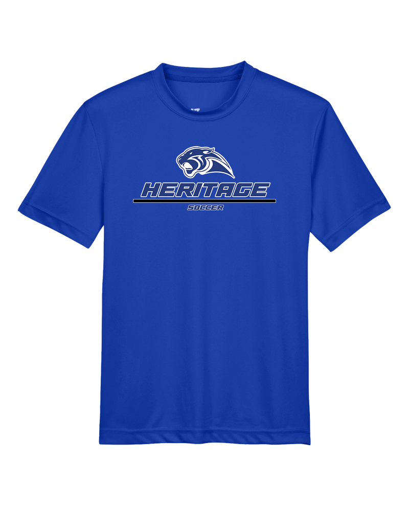 Heritage HS Boys Soccer Split - Youth Performance T-Shirt