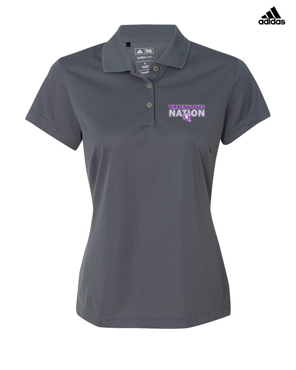 Heritage HS Volleyball Nation - Adidas Womens Polo
